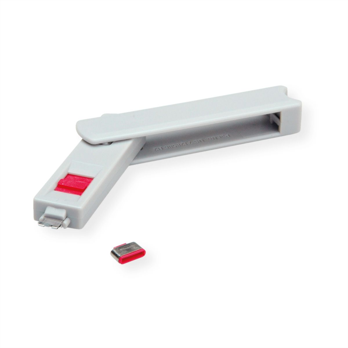 ROLINE USB Typ C Port Blocker, 1x Schloss und  1 x Schlüssel
