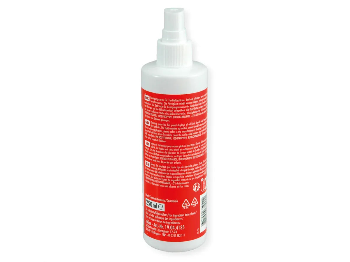 Bildschirmreiniger TFT inklusive Mikrofasertuch, 250 ml