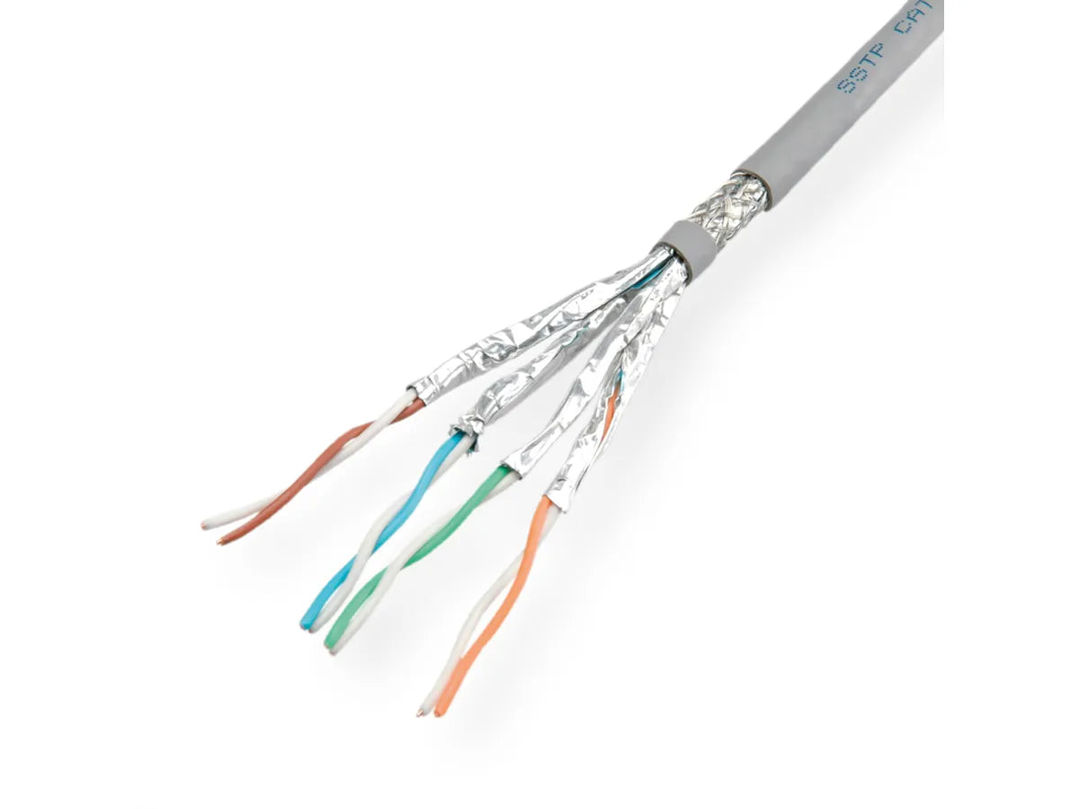 ROLINE S/FTP-(PiMF-) Kabel Kat.6 / Class E Massivdraht, 100m