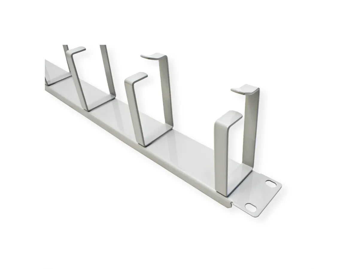 VALUE 19"-Rangierpanel, horizontale oder vertikale Kabelführung, RAL 7035 lichtgrau